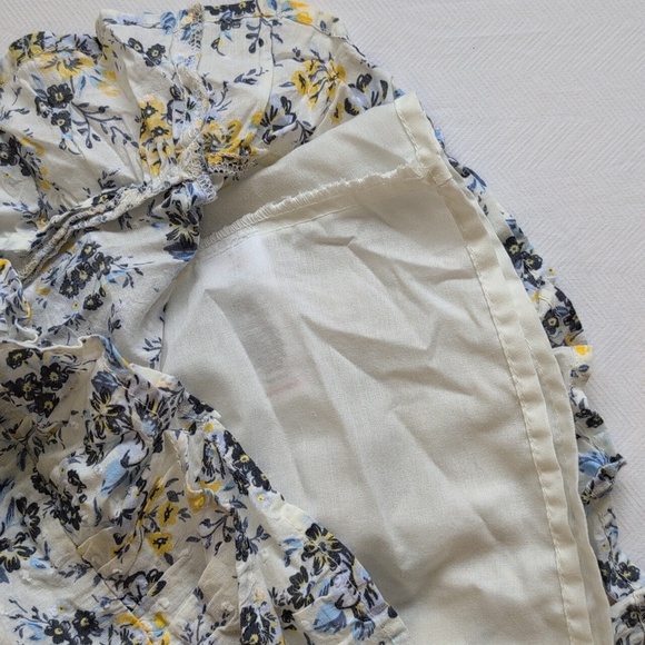 joie floral clip dot ruffled lace trim summer dress with peekaboo back 3T girls - Picture 5 of 9